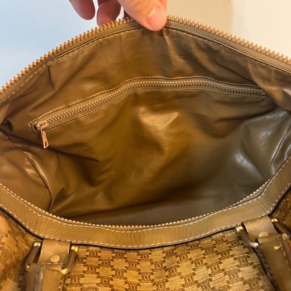 Celine Boston Bag - Macadam Print - Picture 12 of 14